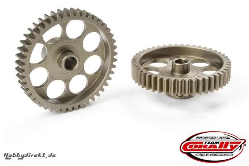 Team Corally - 48 DP Pinion  Short  Hardened Steel  43 Teeth  - Ã¸3.17mm C-71443