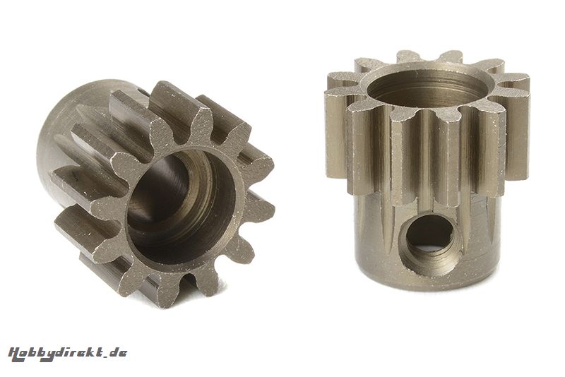 Team Corally - M1.0 Motorritzel - Stahl gehärtet - 12 Zähne - Welle 5mm C-72712