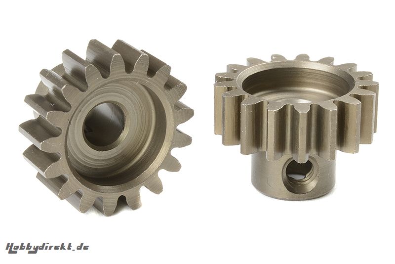 Team Corally - M1.0 Motorritzel - Stahl gehärtet - 17 Zähne - Welle 5mm C-72717