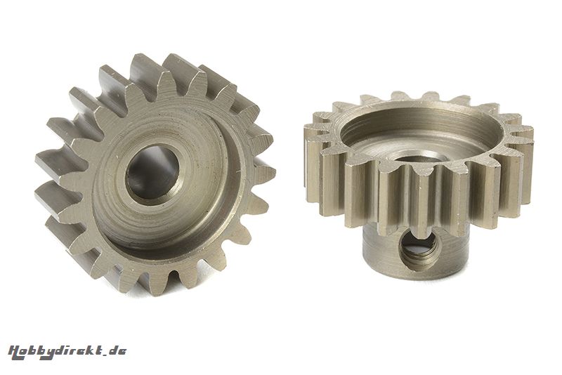 Team Corally - M1.0 Motorritzel - Stahl gehärtet - 19 Zähne - Welle 5mm C-72719