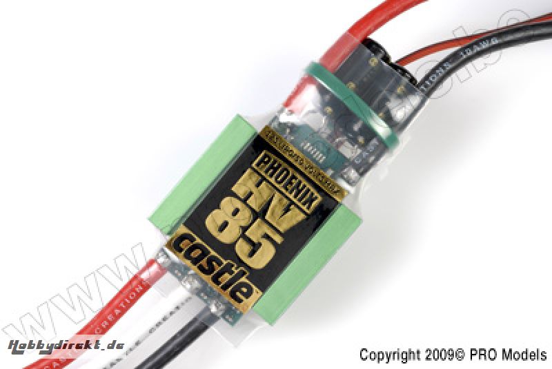 Phoenix 85 HV 85Amp 50V no BEC Extreme air brushless ESC CC-010-0038-00