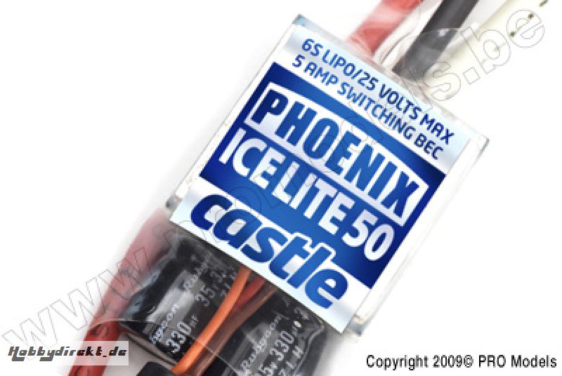 Phoenix ICE 50 AMP LITE ESC WITH 5 AMP BEC CC-010-0069-00