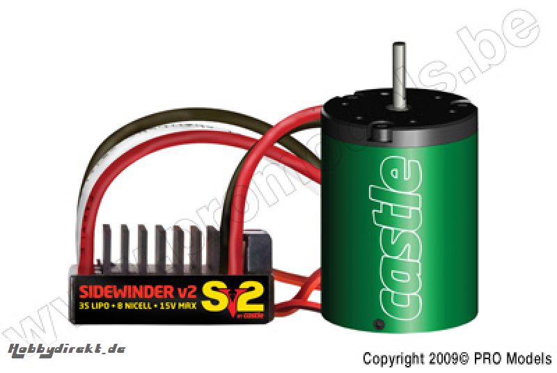 SV2 Sidewinder 1:10TH 12V SPORT CAR ESC 4600 COMBO CC-010-0094-01