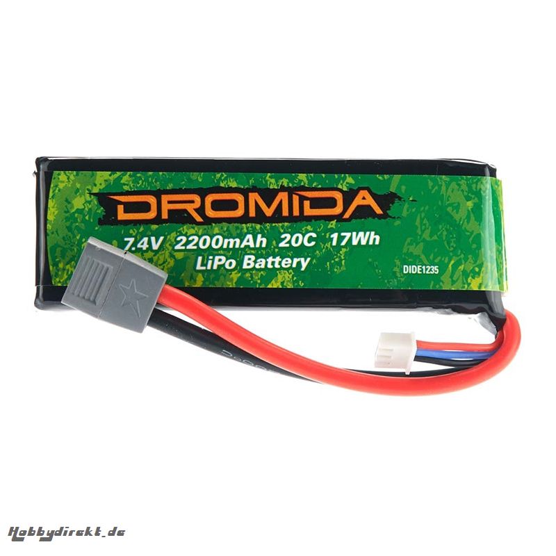 2S, 2200mAh LiPo battery XL370 DIDE1235