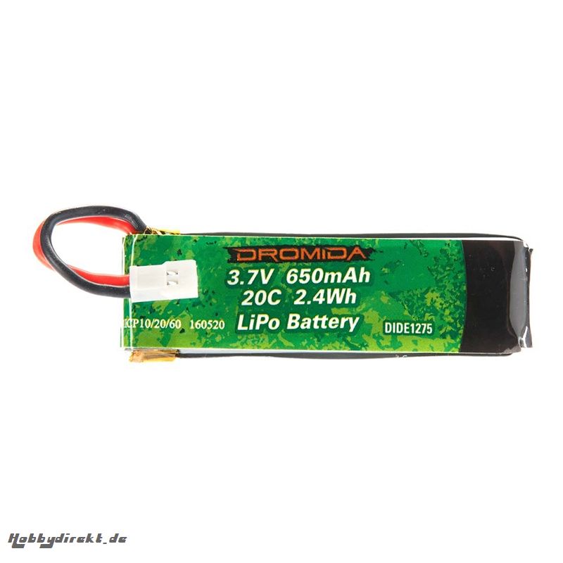 Dromida - LiPo 1S 3.7V 650mAh  Hovershot 120 FPV DIDE1275 Hobbico