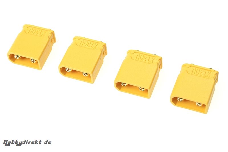 G-Force RC - Steckverbinder - XT-30UPB - Goldkontakten - Stecker - 4 St GF-1032-002