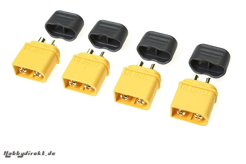 G-Force RC - Steckverbinder - XT-60 - mit kappe - Goldkontakten - Stecker - 4 St GF-1040-002