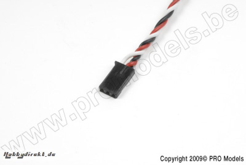 G-Force RC - Servokabel - Verdrillt - Futaba - Stecker - 22AWG / 60 Stränge - 30cm - 1 St GF-1110-001