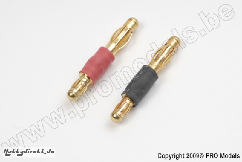 G-Force RC - Adapter - 3.5mm Goldstecker >  4.0mm Goldstecker - 1 Paar GF-1300-121