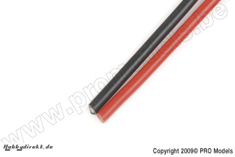 G-Force RC - Silikon Kabel - Superflex - 2,2mm² 14AWG - 700/0.08 Stränge - 1m Rot + 1m Schwarz GF-1340-003