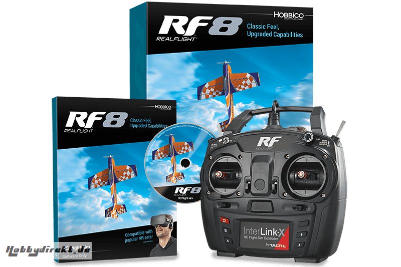 RealFlight RF 8 with Interlink-X Controller Mode 2  GPMZ4550