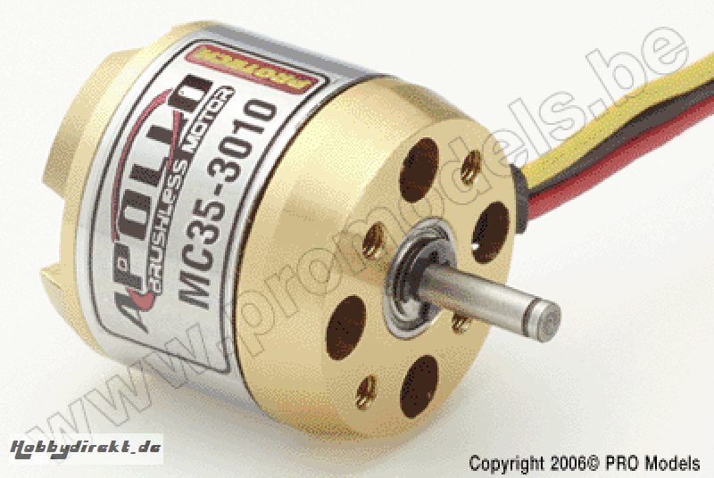 APOLLO BRUSHLESS OUTRUNNER MOTOR MC35-3010 MC35-3010