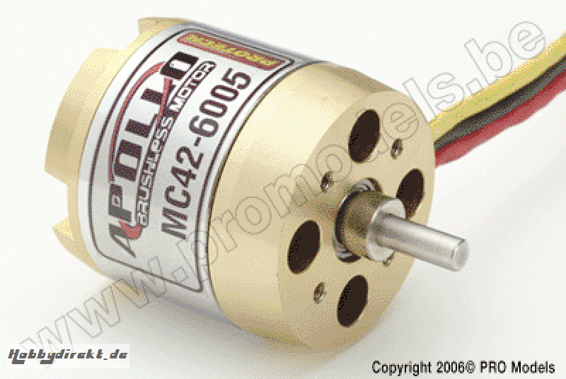 APOLLO BRUSHLESS OUTRUNNER MOTOR MC42-6005 MC42-6005