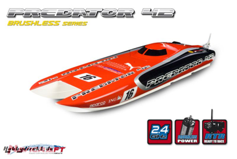 Navicraft - Predator 42 RTR 2.4Ghz, X-Treme Brushless Power  NC-301