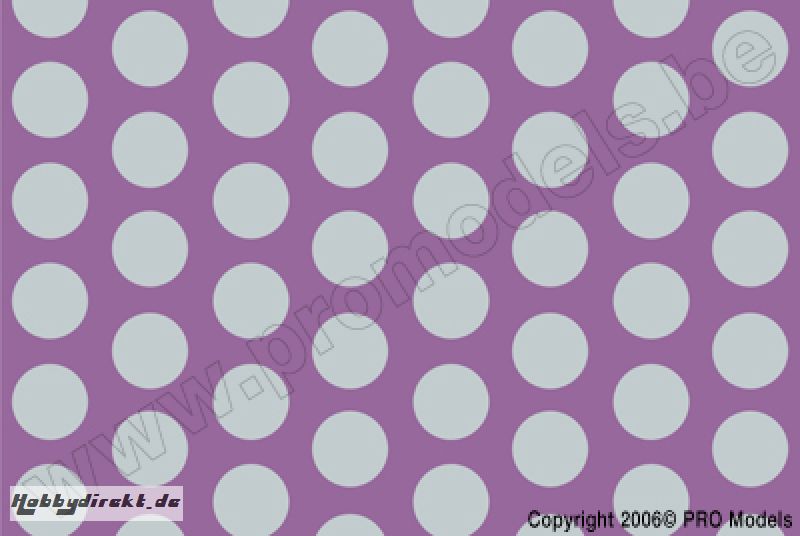 Oracover - Fun 1 (16mm Dots) Purple + Silver ( Length : Roll 10m , Width : 60cm ) OR-41-055-091-010