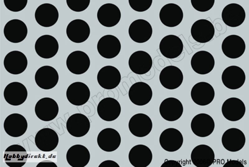 Oracover - Fun 1 (16mm Dots) Silver + Black ( Length : Roll 10m , Width : 60cm ) OR-41-091-071-010