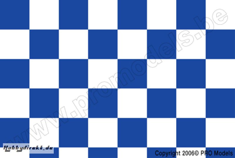 Oracover - Fun 3 (25mm Square) White + Dark Blue ( Length : Roll 10m , Width : 60cm ) OR-43-010-052-010