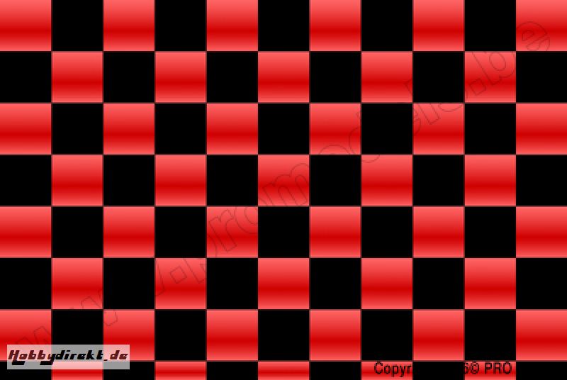 Oracover - Fun 4 (12,5mm Square) Pearl Red + Black ( Length : Roll 10m , Width : 60cm ) OR-44-027-071-010