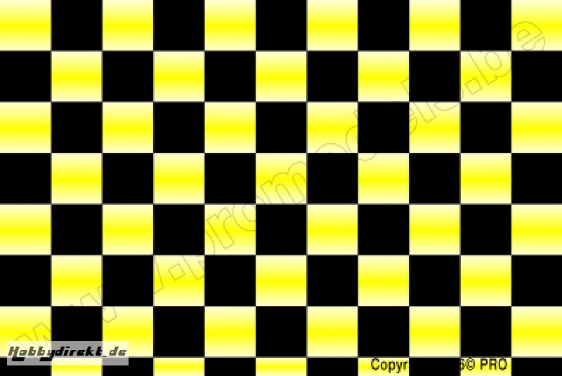 Oracover - Fun 4 (12,5mm Square) Pearl Yellow + Black ( Length : Roll 10m , Width : 60cm ) OR-44-036-071-010