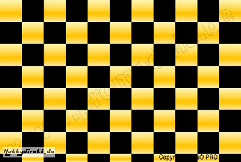 Oracover - Fun 4 (12,5mm Square) Pearl Gold Yellow + Black ( Length : Roll 10m , Width : 60cm ) OR-44-037-071-010