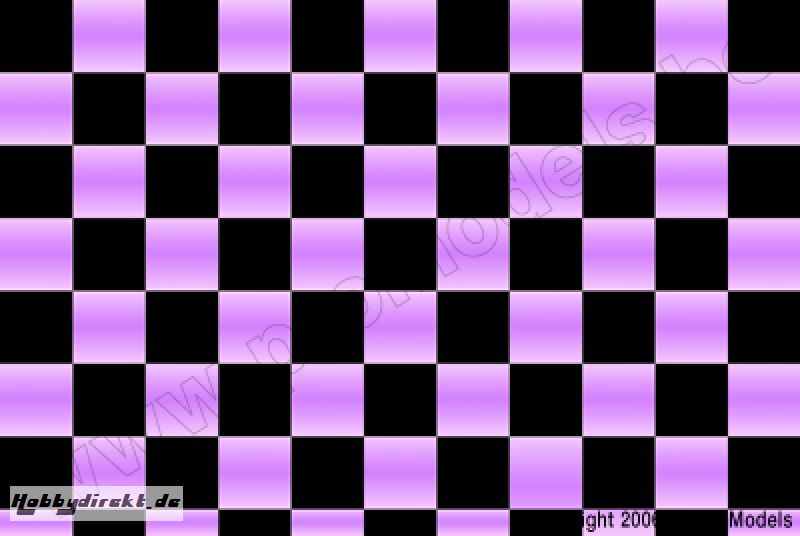 Oracover - Orastick - Fun 4 (12,5mm Square) Pearl Purple + Black ( Length : Roll 10m , Width : 60cm ) OR-48-056-071-010