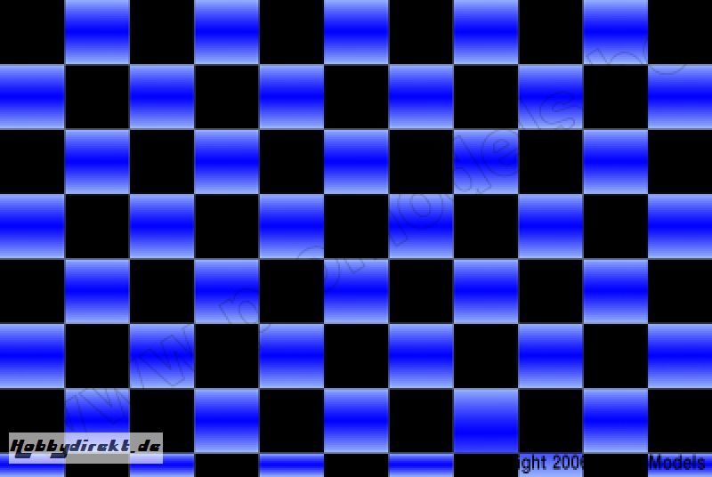 Oracover - Orastick - Fun 4 (12,5mm Square) Pearl Blue + Black ( Length : Roll 10m , Width : 60cm ) OR-48-057-071-010