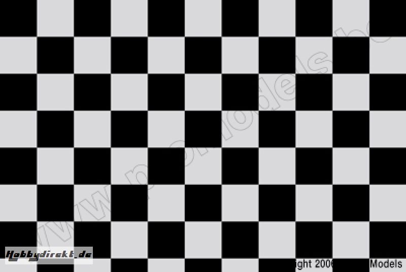 Oracover - Orastick - Fun 4 (12,5mm Square) Silver + Black ( Length : Roll 10m , Width : 60cm ) OR-48-091-071-010