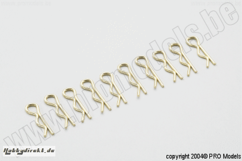 BODY CLIPS 1/8 GOLD, 10 STK PA007