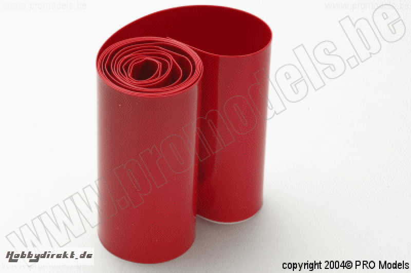 Protech RC - Heat Shrink Tubing 70mm Red PL192