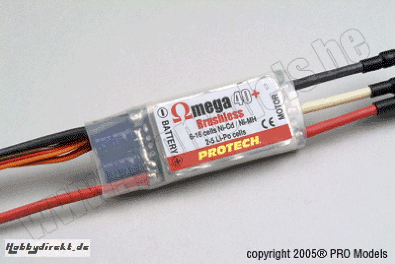 ESC OMEGA 40 OPTP BRUSHLESS PRO.B40-P