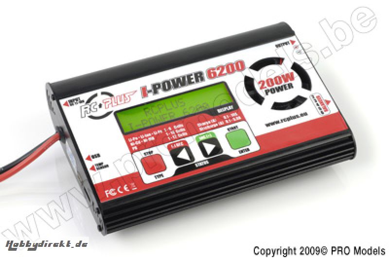 RC Plus - I-Power 6200 DC Charger 200W RC-CHA-110