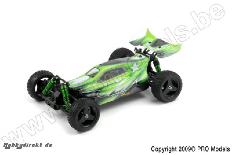 VECTOR E10-S 1/10 EP BUGGY RTR (incl: 2 channel 27mhz pistol grip radio, 35A ESC, 2000mAh 7.2V Ni-MH) RVB-E010