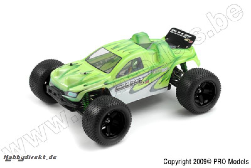 BULLET E10-B 1/10 EP BRUSHLESS TRUGGY RTR (incl: 2 channel 27mhz pistol grip radio, 90A ESC, 2000mAh 7.2V Ni-MH) RVB-E013