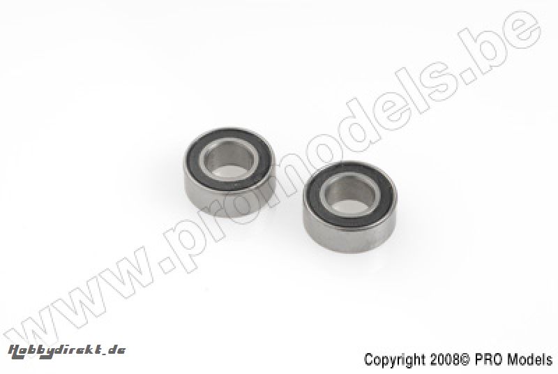 RUBBER SEALED BALL BEARING 5X10X4MM RVB-S145