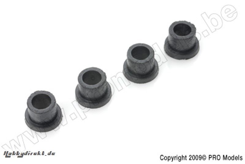 Ishima Racing - Big Bore Shock Cap Bushing, 4Pcs RVB-S257