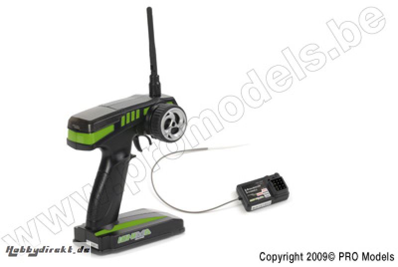 X-242 Pistol radio 2.4GHZ w/ 3CH receiver RVB-TX001