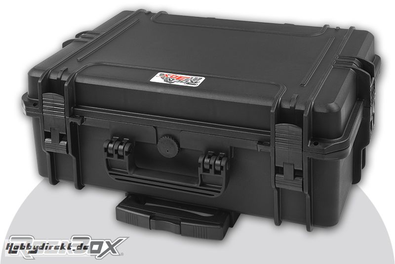 Rocabox - Universal Trolley Koffer - Wasserdicht IP67 - Schwarz - RW-5035-19-BFTR - Würfelschaumeinlagen RW-5035-19-BFTR