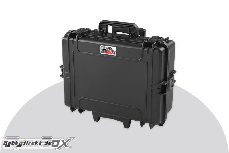 Rocabox - Universal Werkzeug Trolley Koffer - Wasserdicht IP67 - Schwarz - RW-5035-19-BTTR - Werkzeughalter RW-5035-19-BTTR