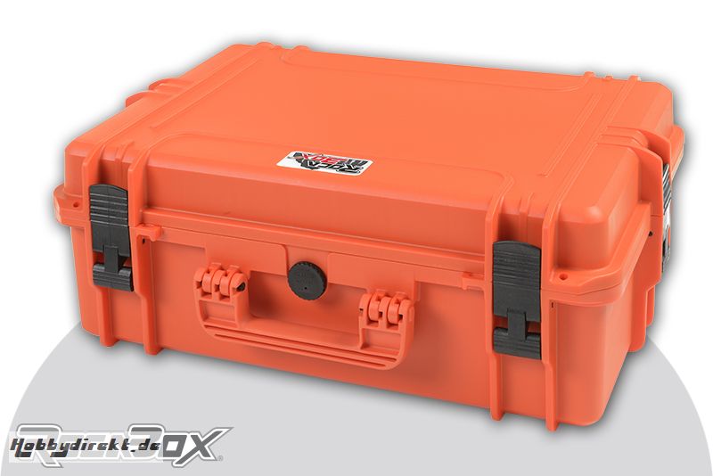 Rocabox - Universal Koffer - Wasserdicht IP67 - Orange - RW-5035-19-OF - Würfelschaumeinlagen RW-5035-19-OF