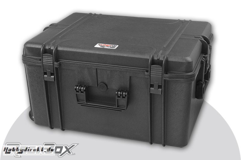 Rocabox - Universal Trolley Koffer - Wasserdicht IP67 - Schwarz - RW-6246-34-BFTR - Würfelschaumeinlagen RW-6246-34-BFTR