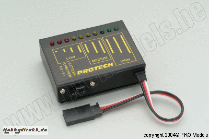 Protech RC - Protech Rc - Battery Checker 4,8 - 6 V Rohs Compliant T0160