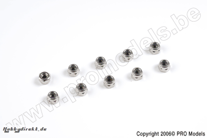 Protech RC - Nut Set (10 Pcs) Zoom 450 Ep/Gp T0502.026