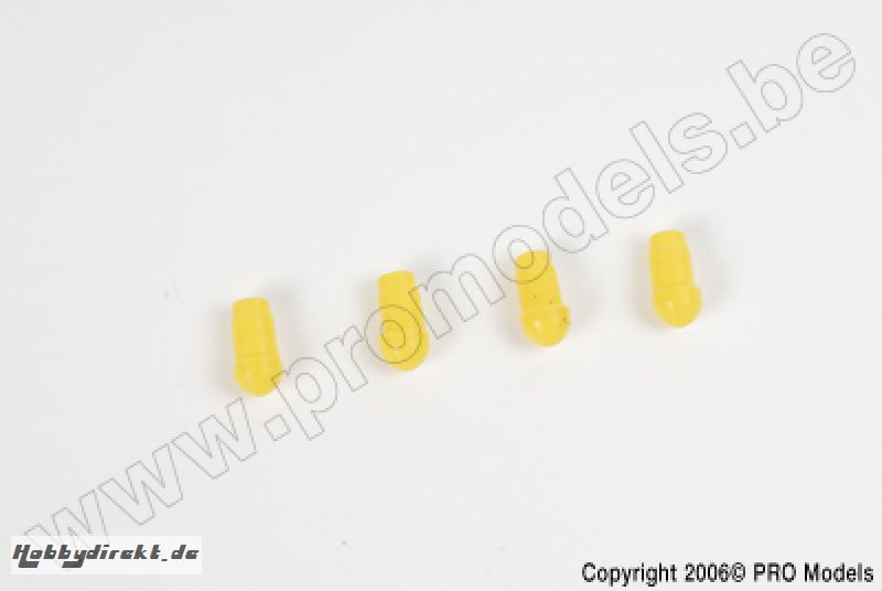 Protech RC - Landing Gear Skid End Caps Yellow Zoom 425 T0520.209