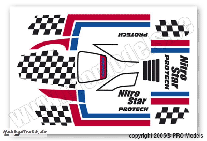 Protech RC - Decal Nitro Star T0684.059