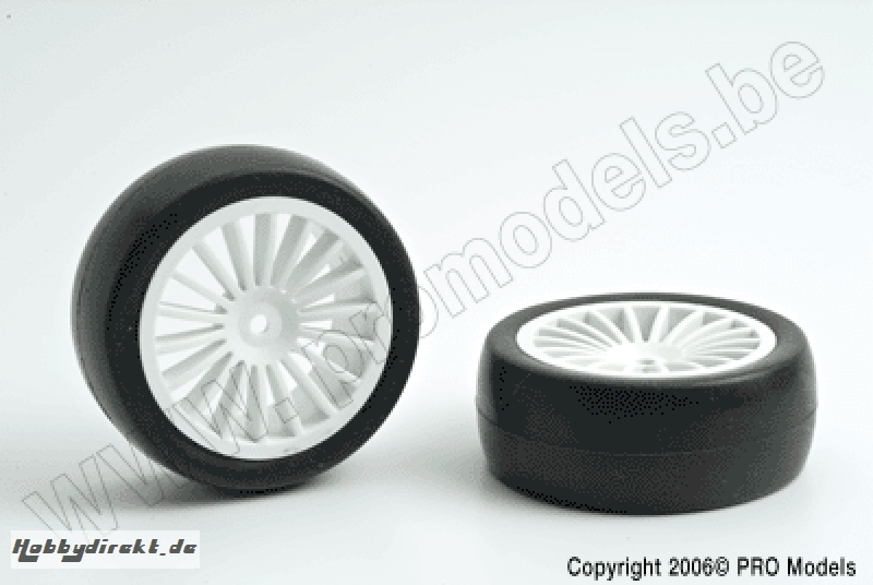 Protech RC - Protech Rc - Front Wheels + Tire  (2) T0830.002