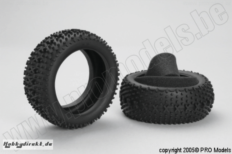 Protech RC - Buggy Tires 1/8 Pin T54.236