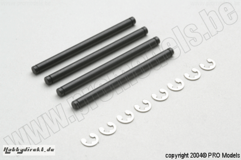 Protech RC - 3 mm Arm Shaft (Upper) 4Pcs T57.064