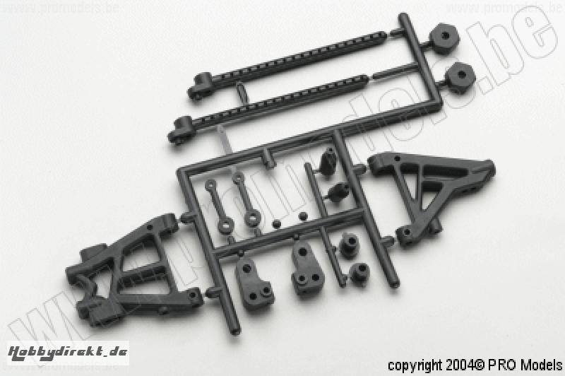 Protech RC - Lower Arms F+R, Body Posts T58.003