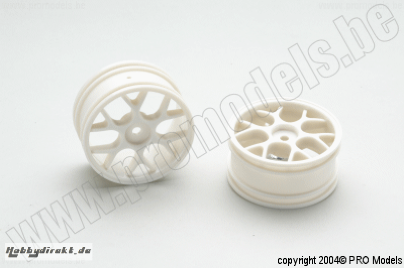 Protech RC - Rims V-Shape 1/10 White 26mm T58.033