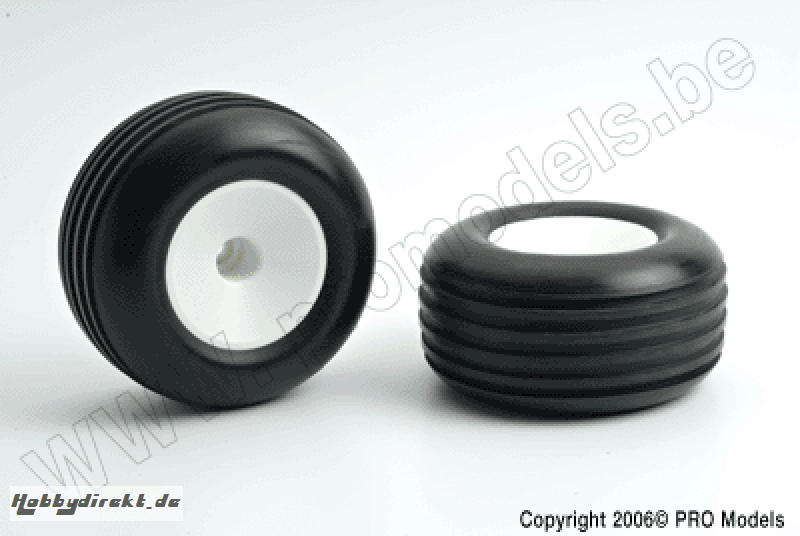 Protech RC - Wheels + Tyres Front (2) T63.008